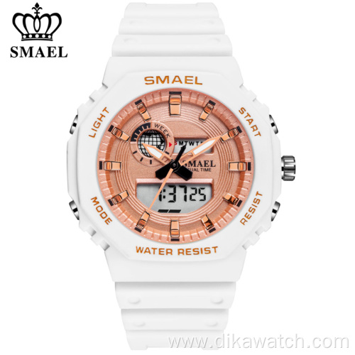 SMAEL Fashion Women Digital Watch Top Luxury Brands